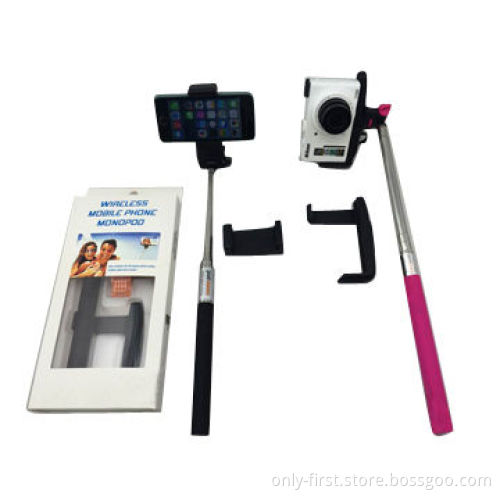 Wireless mobile phone mono-pod selfie stick Bluetooth